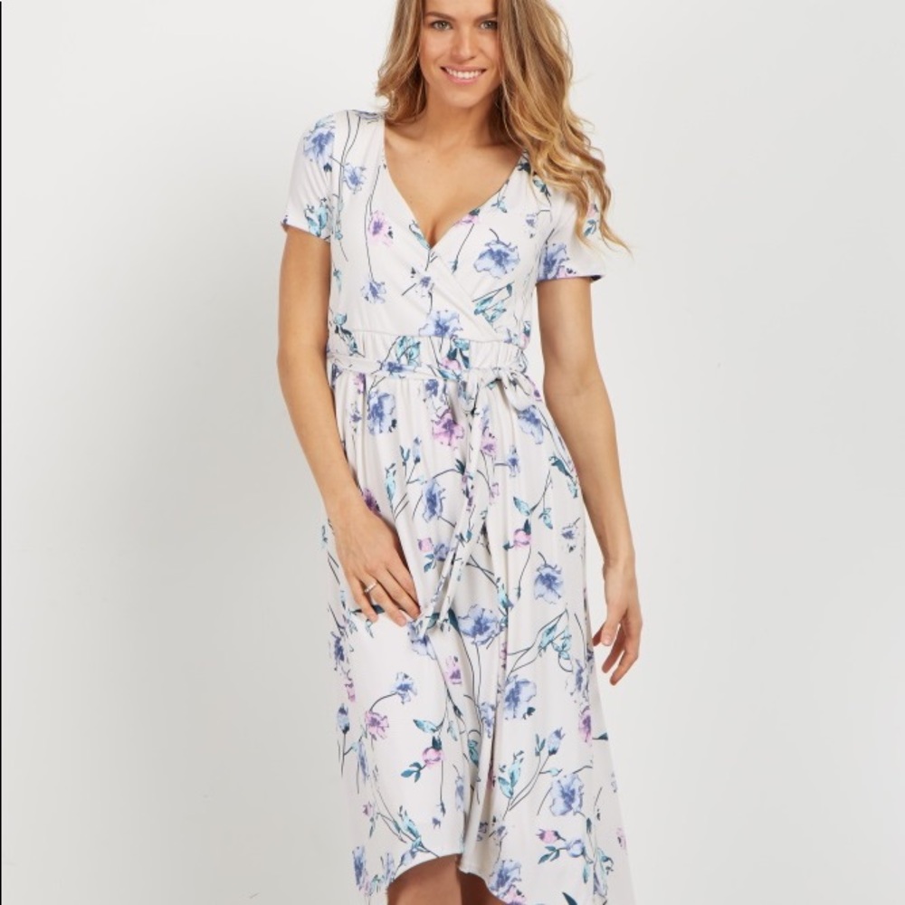 PinkBlush Midi floral dress